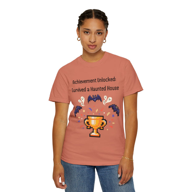 'Achievement Unlocked Haunted House' Unisex T-Shirt