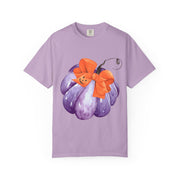 Purple Pumpkin Wrapped In A Bow Unisex T-Shirt