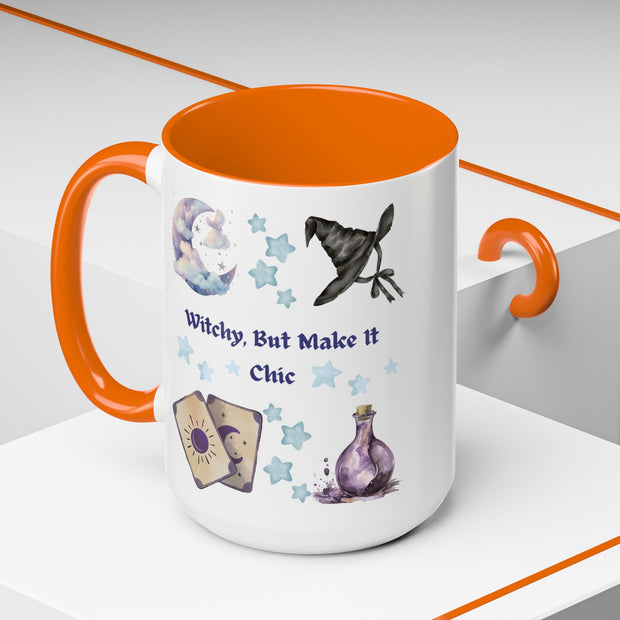 'Witchy, But Make It Cute' Accent Coffee Mug