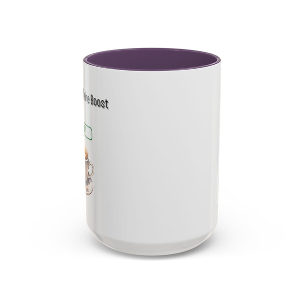 'Loading...Caffeine Boost' Accent Coffee Mug