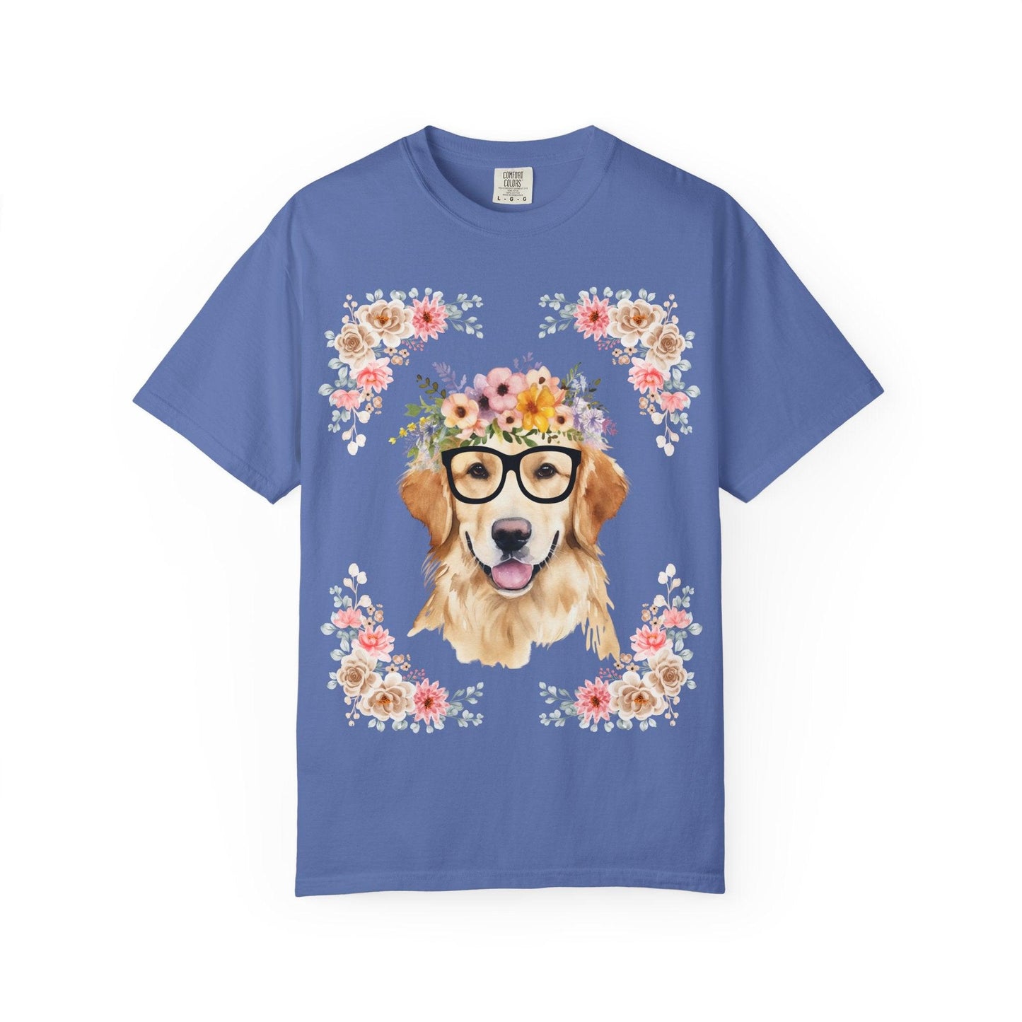 Geeky Goddess Golden Retriever Unisex T-Shirt