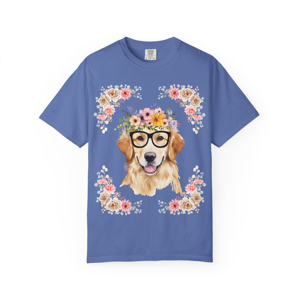 Geeky Goddess Golden Retriever Unisex T-Shirt