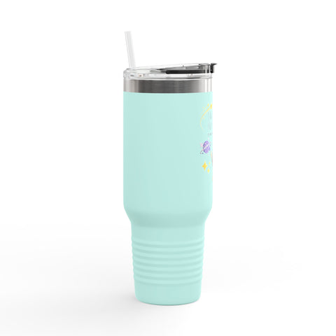 'Mercury in Retroshade: It's Not Me, It's The Planets' Insulated Travel Mug, 40oz