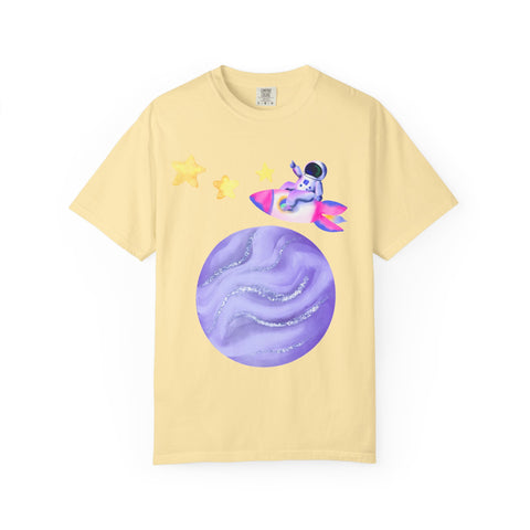 Astronaut Taking Off In Space Unisex T-Shirt
