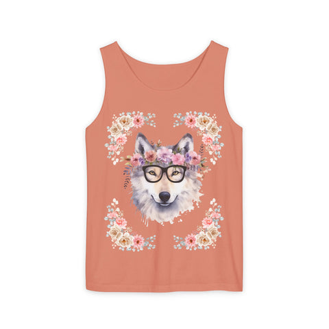 Geeky Goddess Wolf Unisex Tank Top