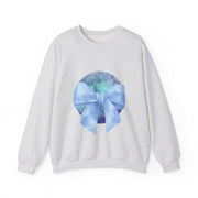 Blue/Green Planet Wrapped In A Bow Unisex Crewneck Sweatshirt