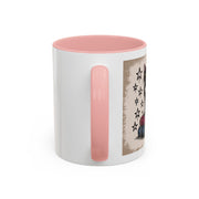 Cat and Book Lover's Accent Coffee Mug