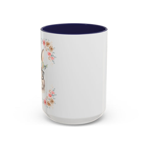 Geeky Goddess Bunny Accent Coffee Mug