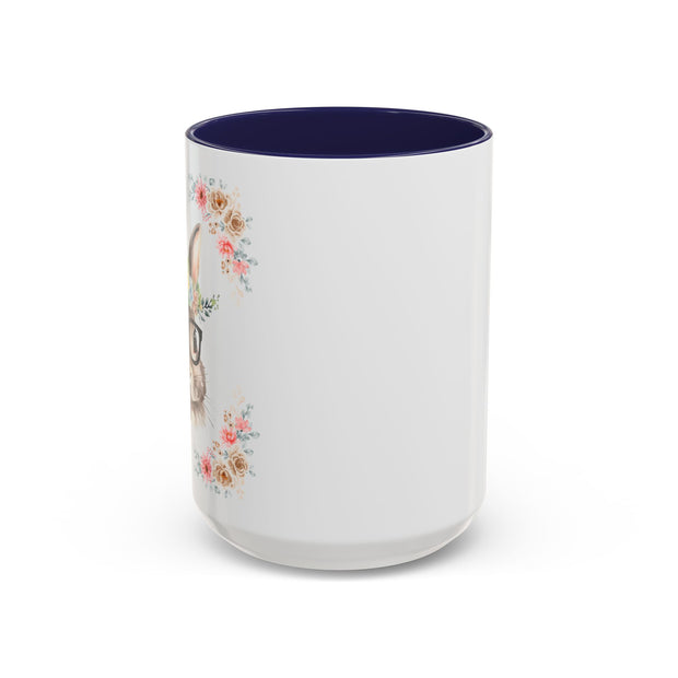 Geeky Goddess Bunny Accent Coffee Mug