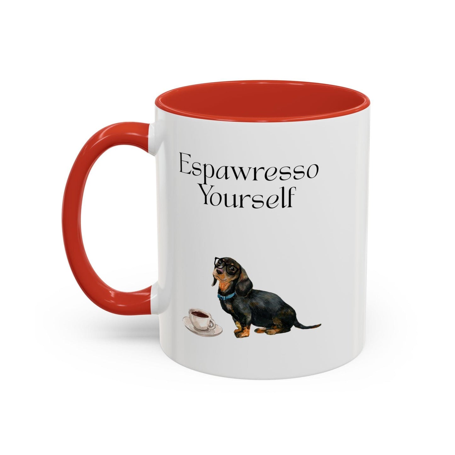 'Espawresso Yourself' Dachshund Accent Coffee Mug