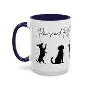 'Paws and Reflect' Dogs Accent Coffee Mug
