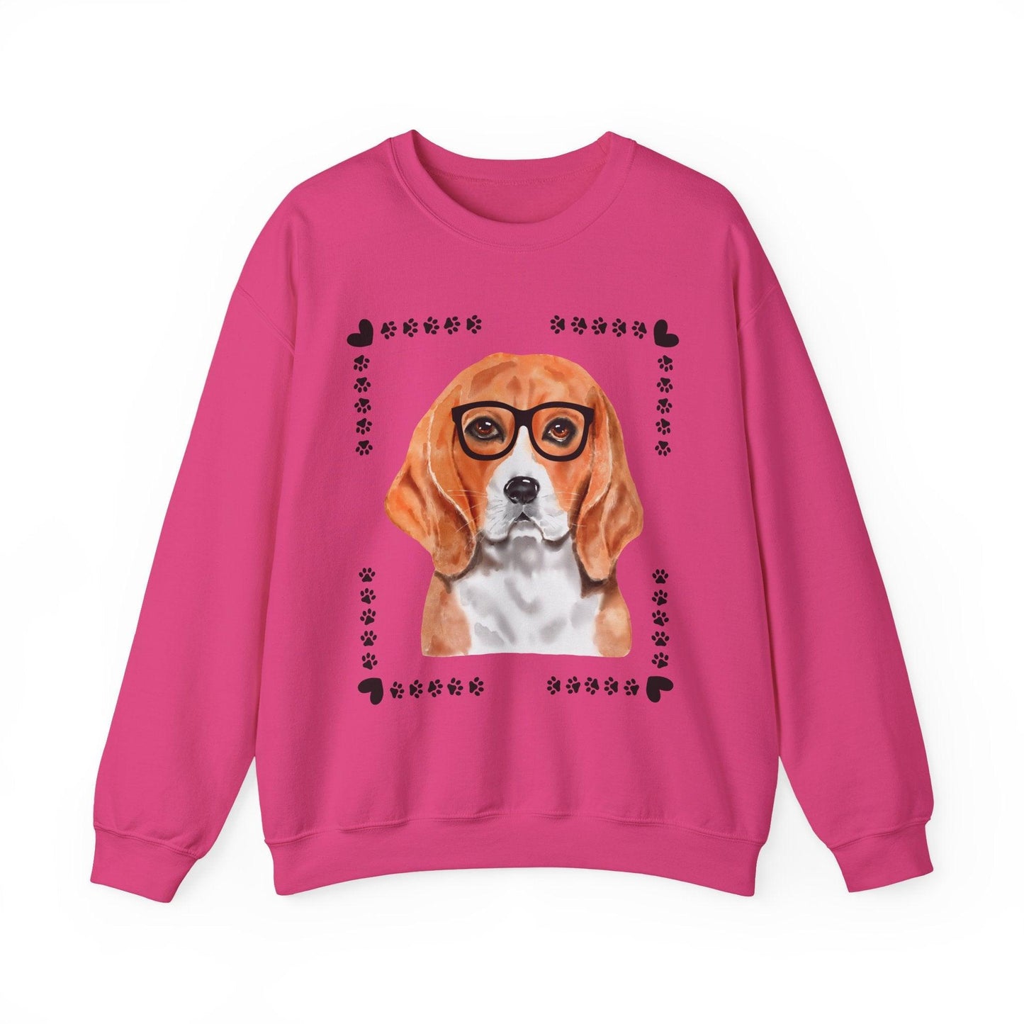 Geeky Good Beagle Unisex Crewneck Sweatshirt