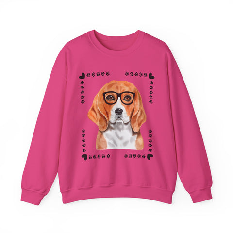 Geeky Good Beagle Unisex Crewneck Sweatshirt