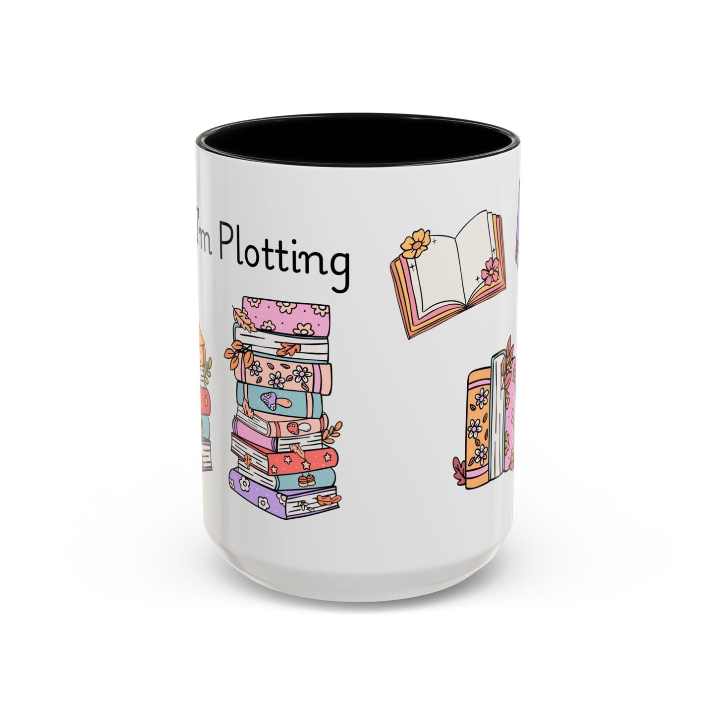 'Shhh...I'm Plotting' Accent Coffee Mug