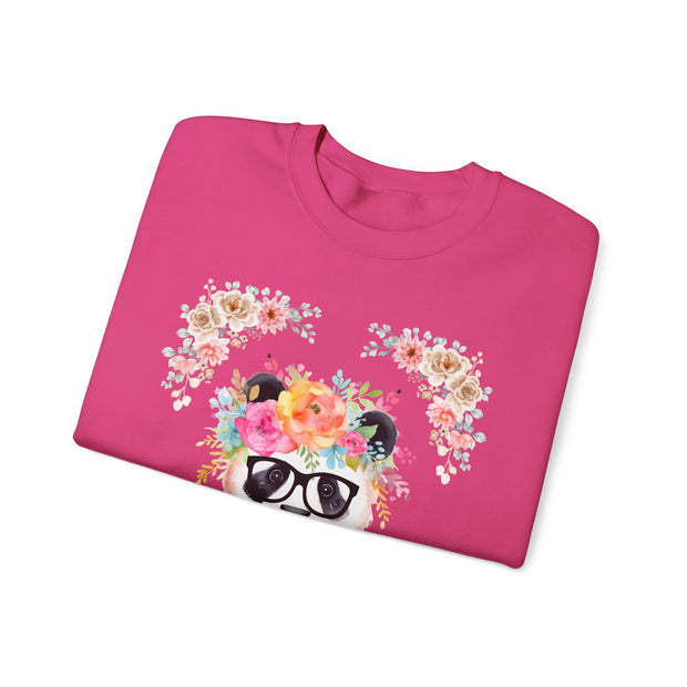 Geeky Goddess Panda Unisex Crewneck Sweatshirt
