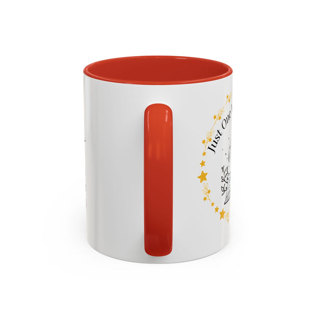 'Just One More Chapter' Accent Coffee Mug