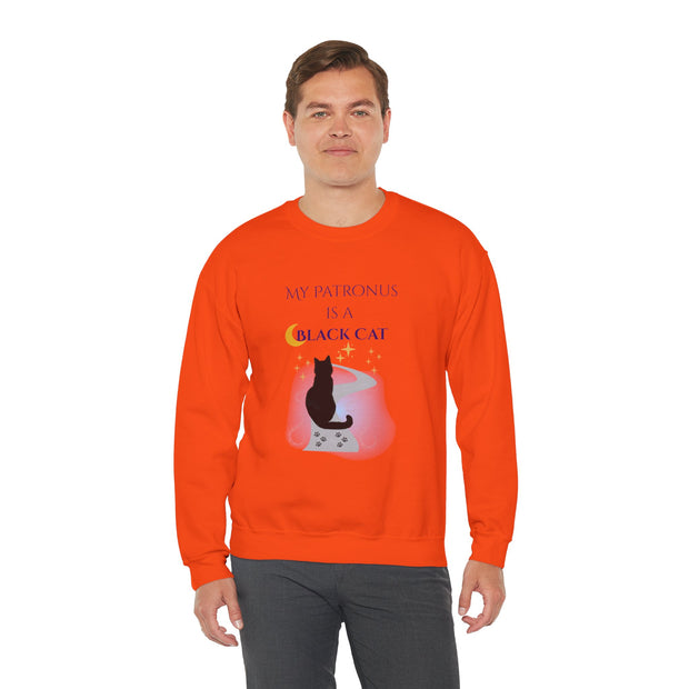 'My Patronus Is A Black Cat' Unisex Crewneck Sweatshirt