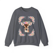 Geeky Goddess Deer Unisex Crewneck Sweatshirt