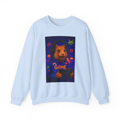 Gamer Guinea Pig Sweatshirt, Cute Animal Gift, Fun Video Game Apparel, Casual Wear, Unisex Crewneck
