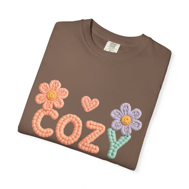 Cozy Vibes T-shirt - Unisex Garment-Dyed