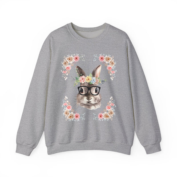 Geeky Goddess Bunny Unisex Crewneck Sweatshirt
