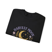 Harvest Moon Society Crewneck Sweatshirt, Cozy Autumn Sweatshirt, Unisex Fall Apparel, Moon Phase Gift, Seasonal Fashion