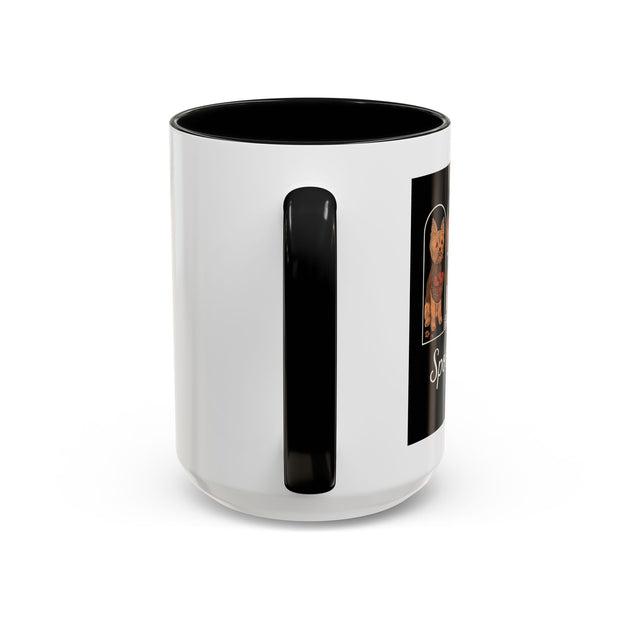 Spooky Season Yorkie Accent Coffee Mug