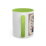 Cat and Book Lover's Accent Coffee Mug