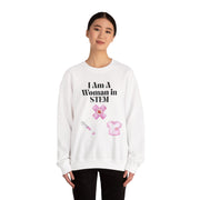 'I Am A Woman In STEM' Nurse Unisex Crewneck Sweatshirt