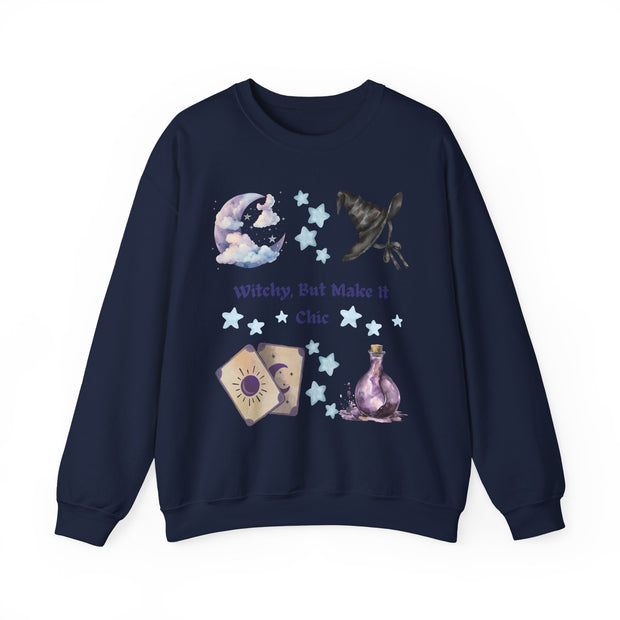 'Witchy, But Make It Cute' Unisex Crewneck Sweatshirt