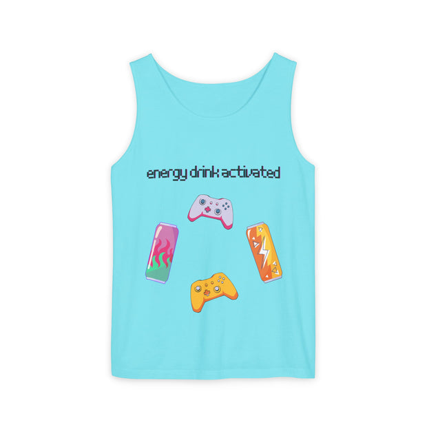 'Energy Drink Activated' Gamer Unisex Tank Top