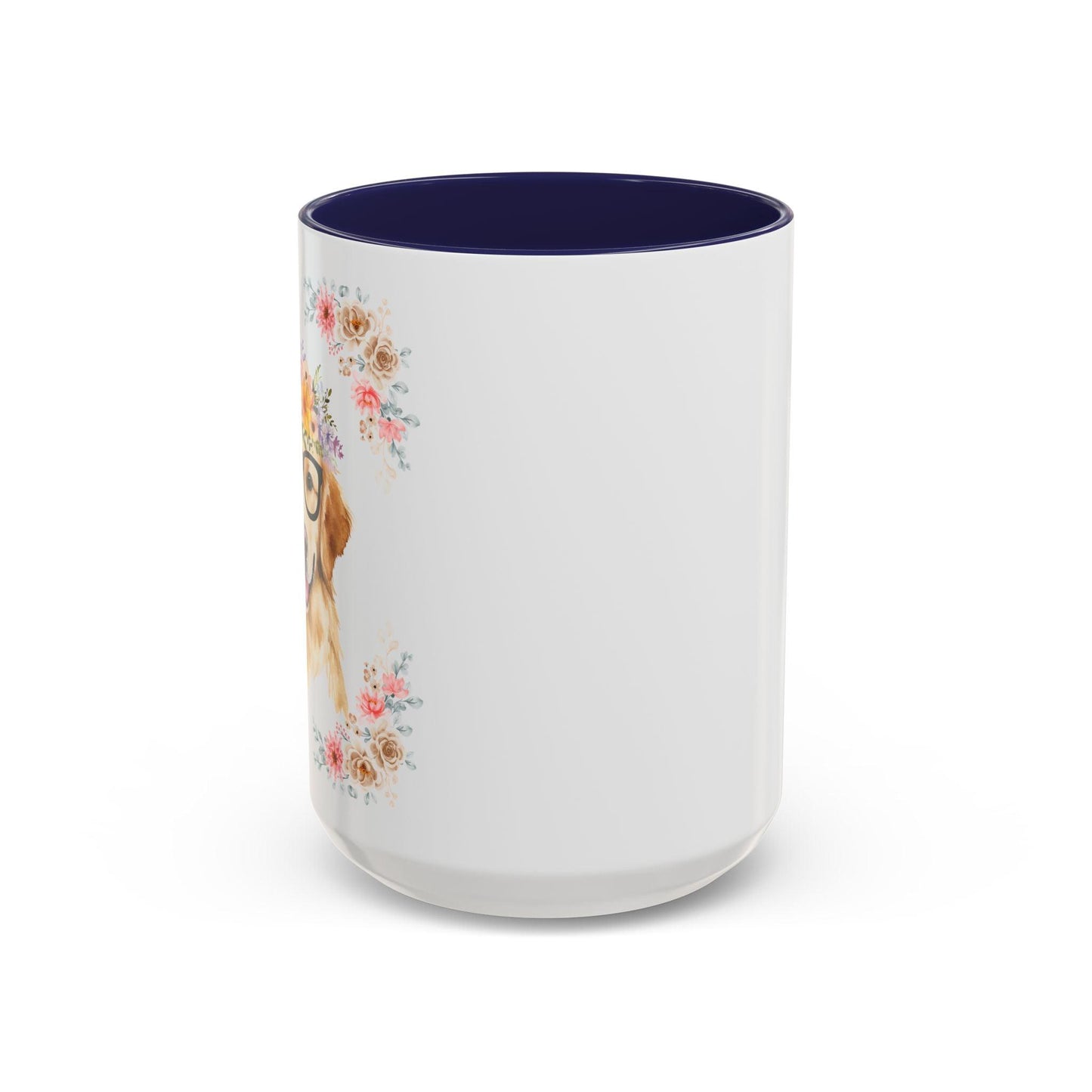 Geeky Goddess Golden Retriever Accent Coffee Mug