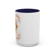 Geeky Goddess Golden Retriever Accent Coffee Mug