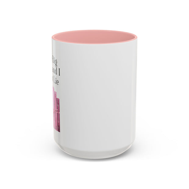'I Like Big Books and I Cannot Lie' Accent Coffee Mug