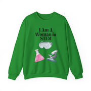 'I Am A Woman In STEM' Scientist Unisex Crewneck Sweatshirt