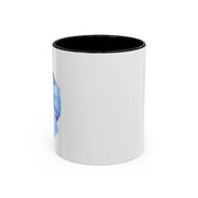 Blue/Green Planet Wrapped In A Bow Accent Coffee Mug