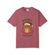 'Meowy Christmas Anyway' Unisex T-Shirt