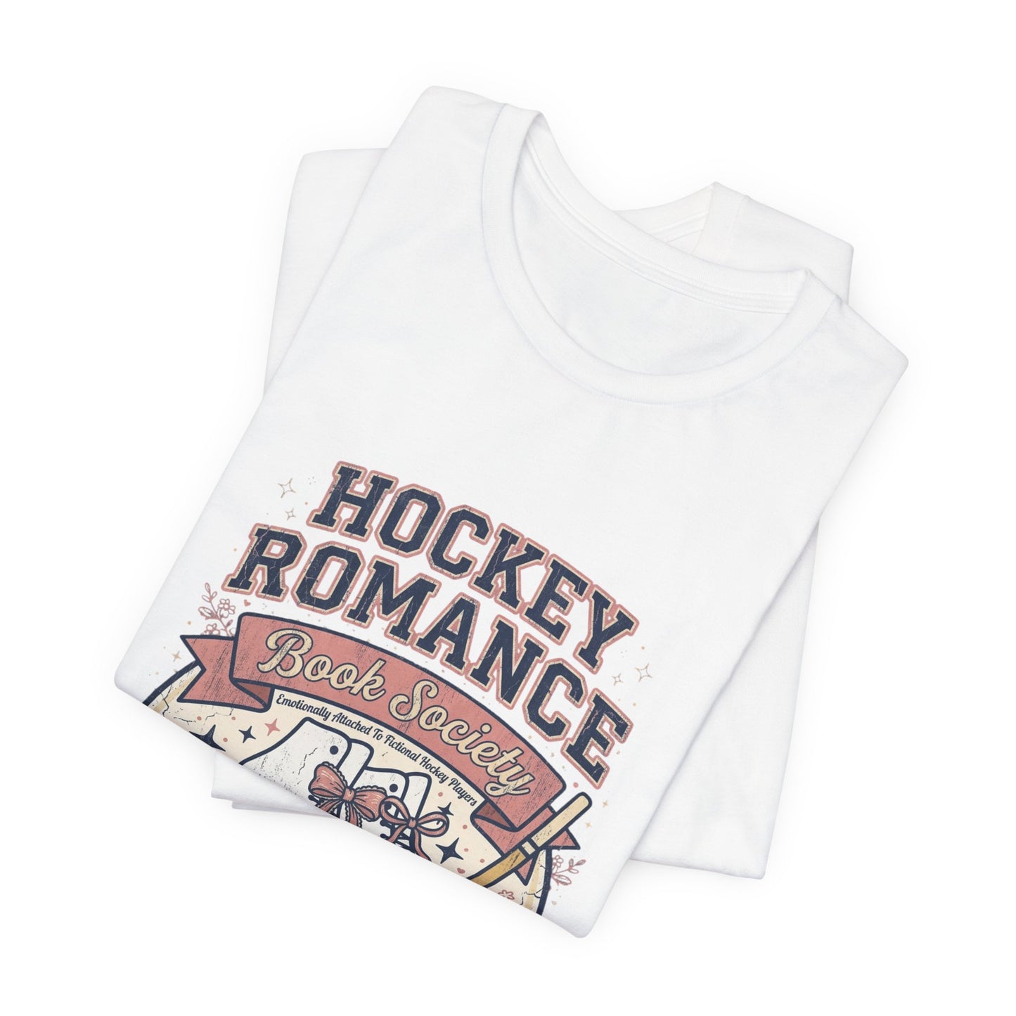 Hockey Romance T Shirt, Booktok Romance Reader Tee, Cozy Hockey Book Girly Shirt, Romance Book Lover Gift
