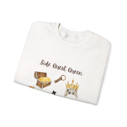 'Side Quest Queen' Unisex Crewneck Sweatshirt