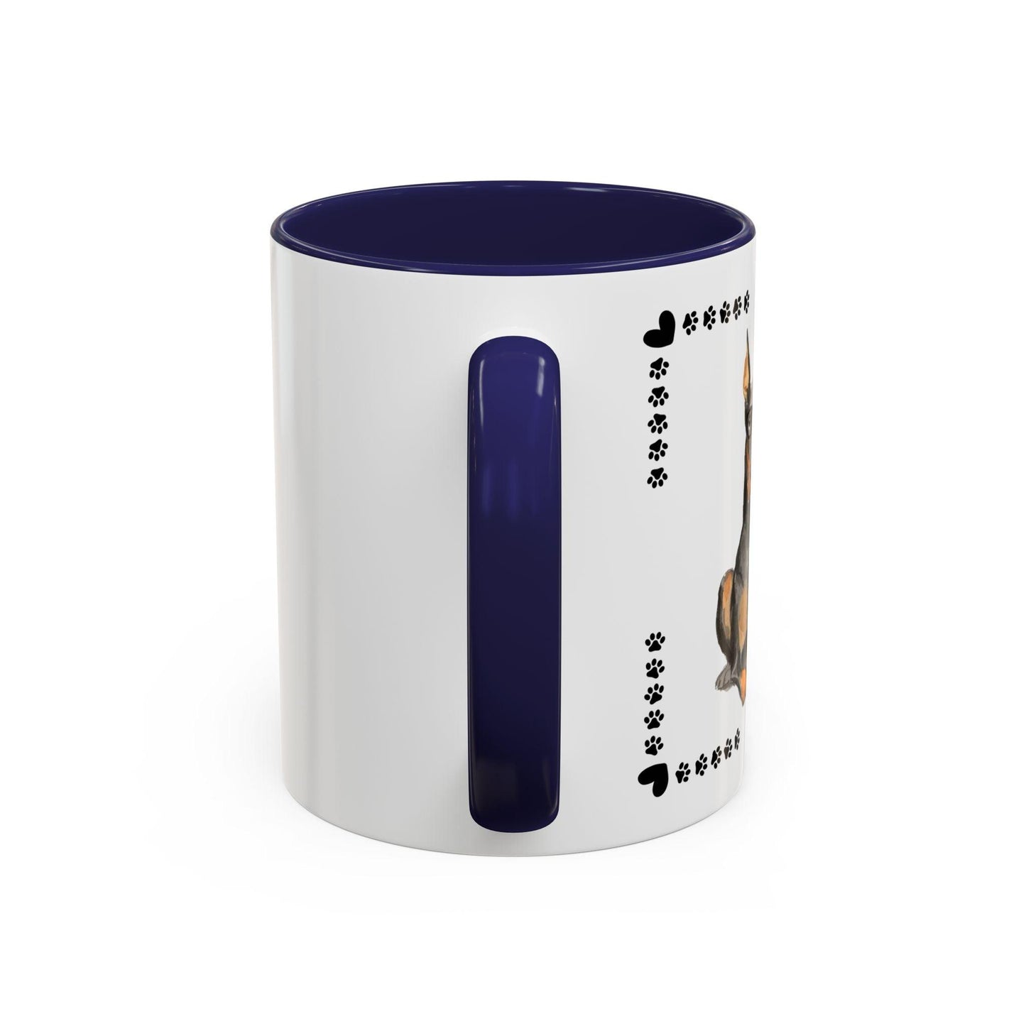 Geeky Good Doberman Accent Coffee Mug