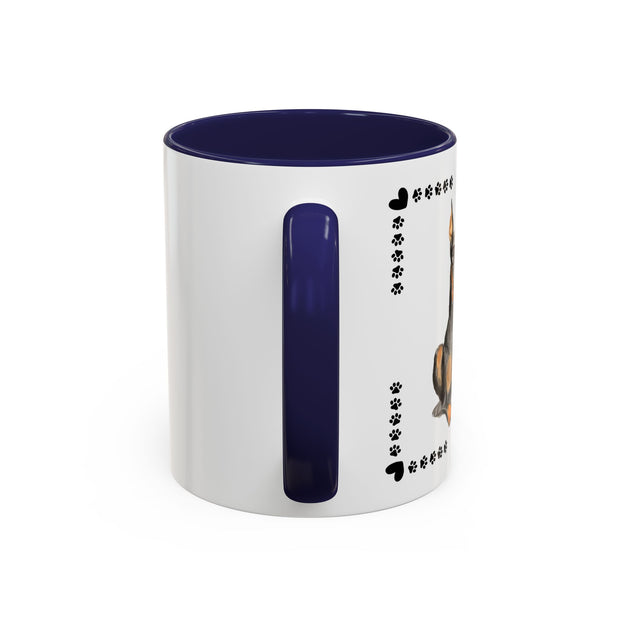 Geeky Good Doberman Accent Coffee Mug
