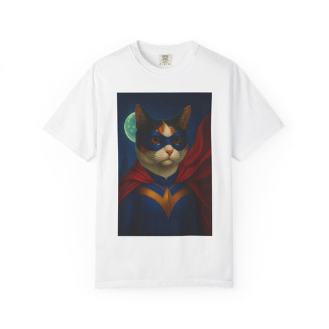 Superhero Tri-Colored Cat Unisex T-shirt