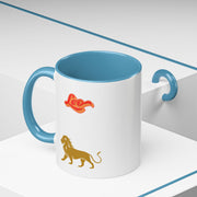 'Leo' Zodiac Accent Coffee Mug