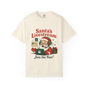 'Santa Livestream: Join the Fun! ' T-Shirt