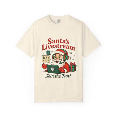 'Santa Livestream: Join the Fun! ' T-Shirt