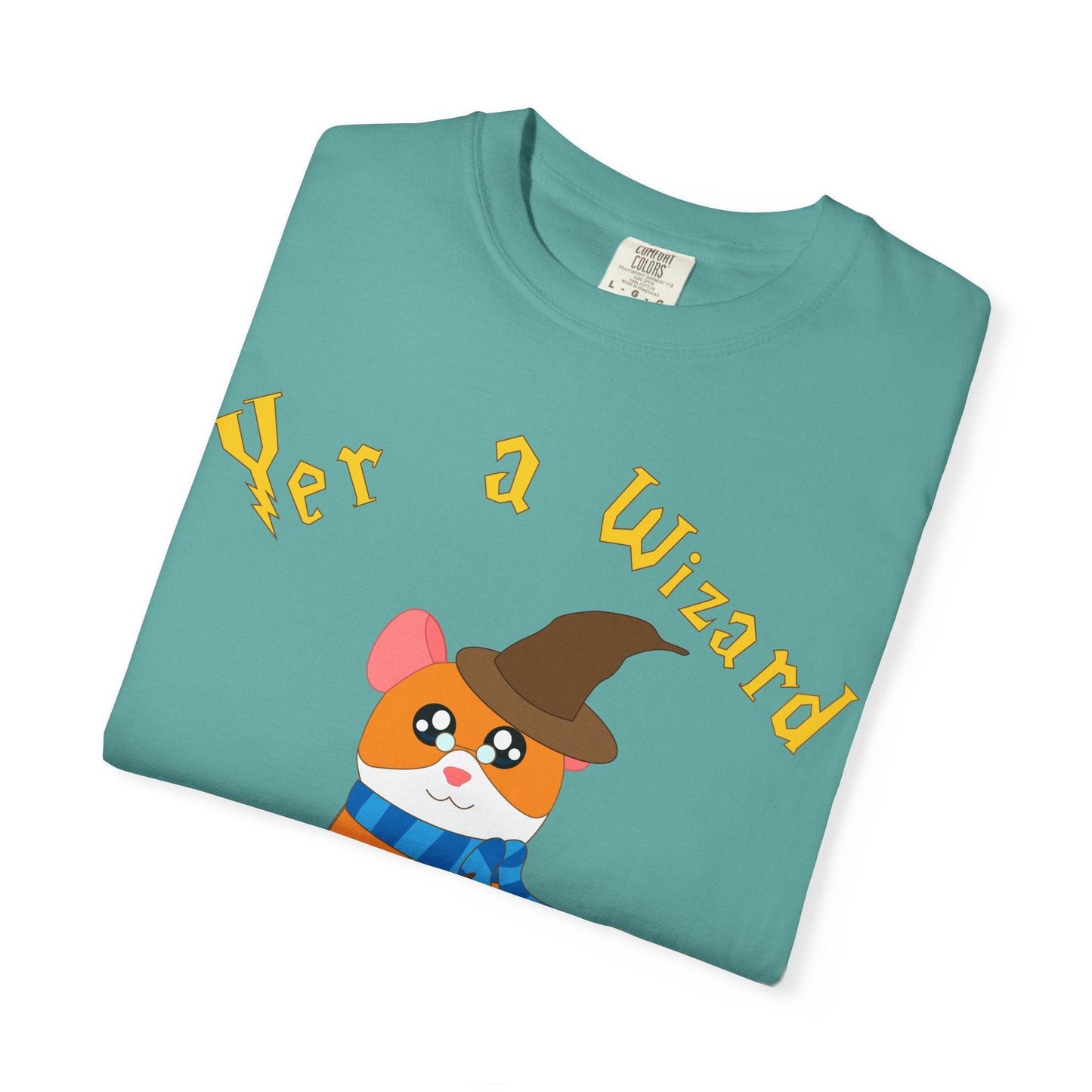 Hammy the Wizard Hamster T-Shirt | Cute Wizard Hamster Illustration