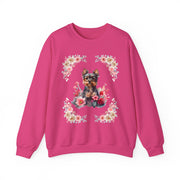 Geeky Goddess Yorkie Unisex Crewneck Sweatshirt