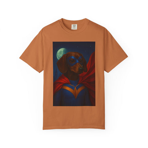 Superhero Dachshund T-shirt