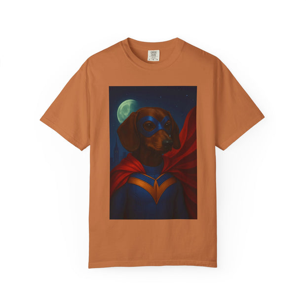Superhero Dachshund T-shirt