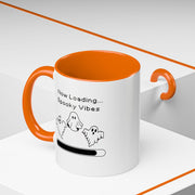 'Now Loading...Spooky Vibes' Accent Coffee Mug